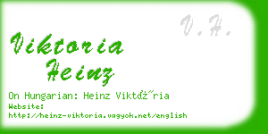 viktoria heinz business card